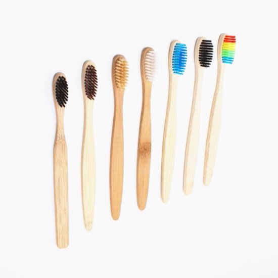 Bamboo toothbrush (7-pack) - Click Image to Close